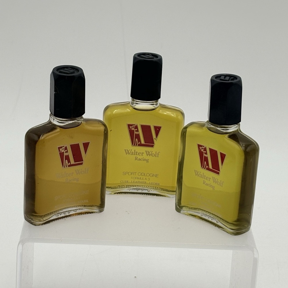 VTG Walter Wolf Racing Sport Cologne Formula 3 Mini Bottle Unused Alaska